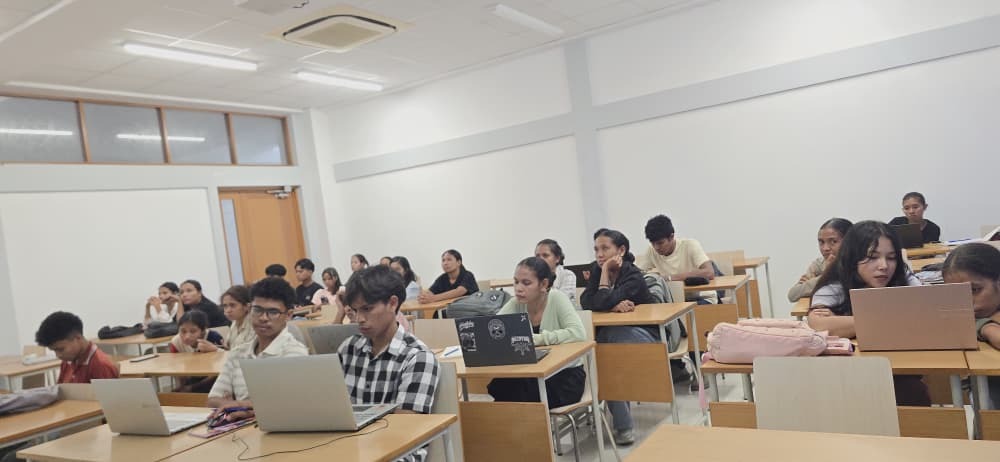 Students Supporting Students: APIE TAs from Indonesia Connect with UNTL Learners